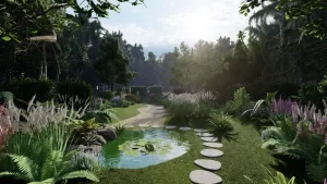 تصميم حدائق 3D